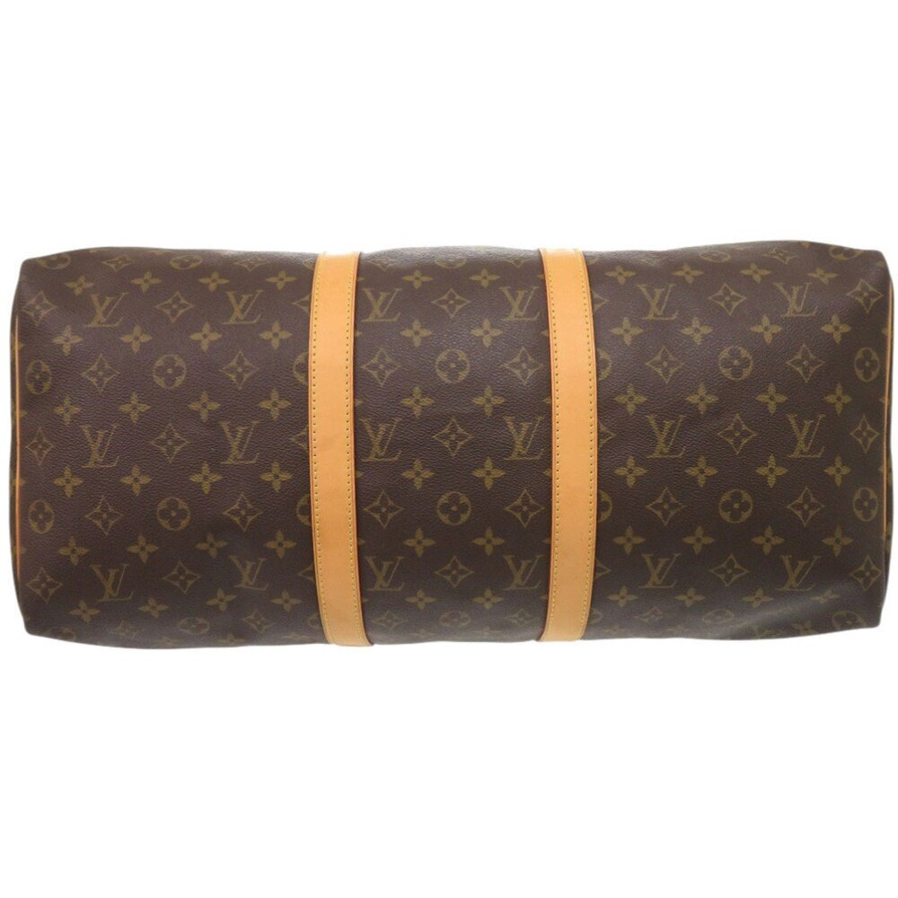 LOUIS VUITTON Authentic Brown Monogram Keepall 50 Boston Bag - Picture 3 of 10